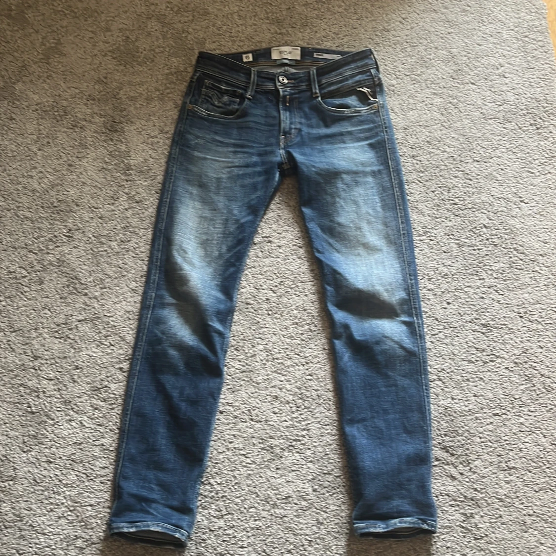 Blå Replay jeans slimfit