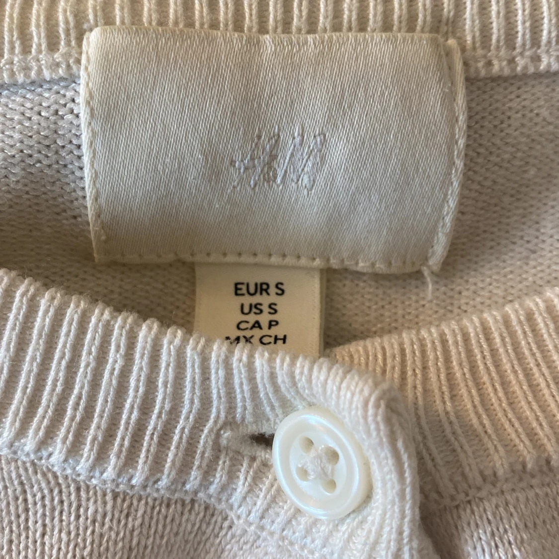 Vit kofta från hm - 2