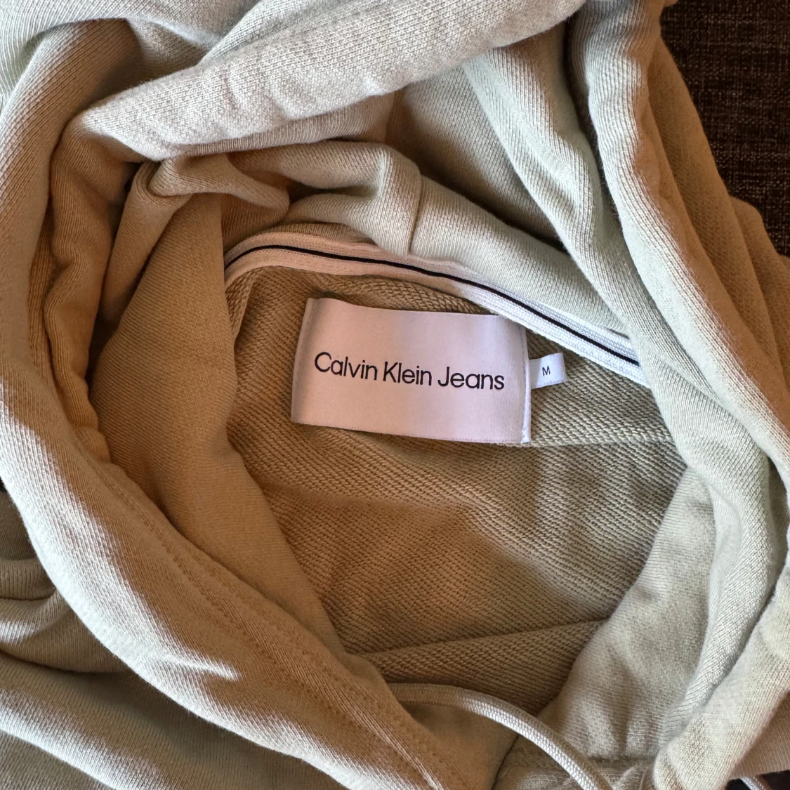 Beige hoodie från Calvin Klein Jeans - 1