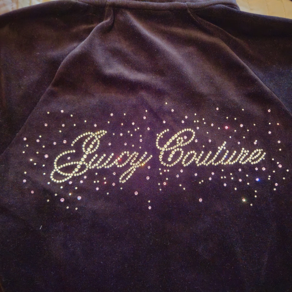 Juicy Couture svart velourjacka - 3