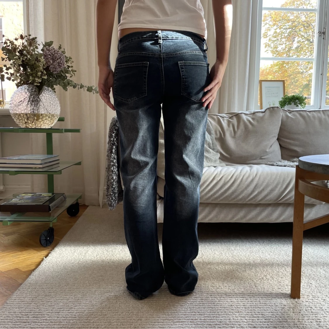 Lågmidjade jeans🥰 - 90