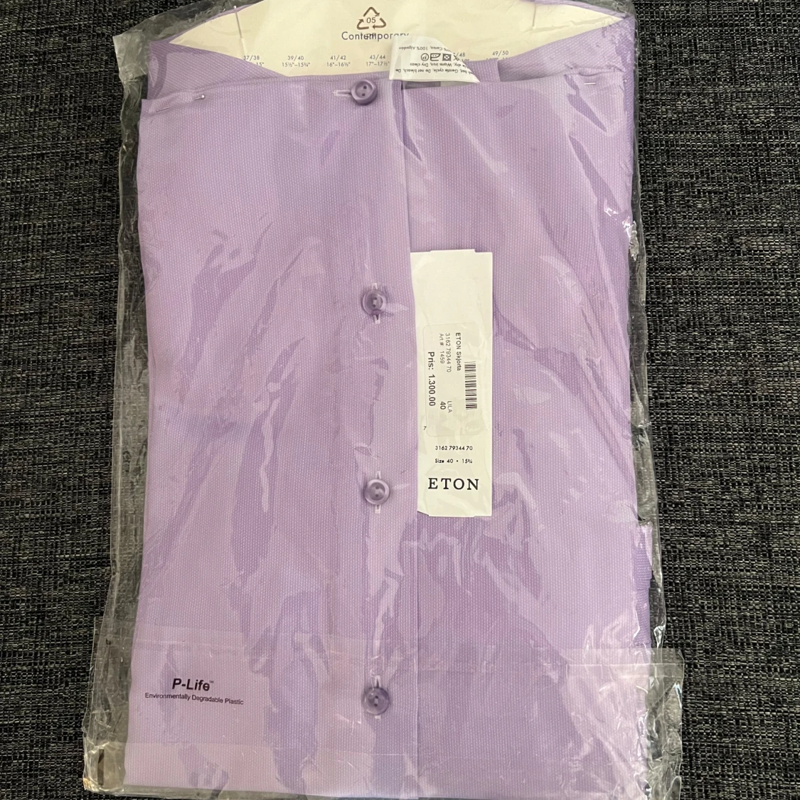 Ljuslila skjorta från Eton - 1