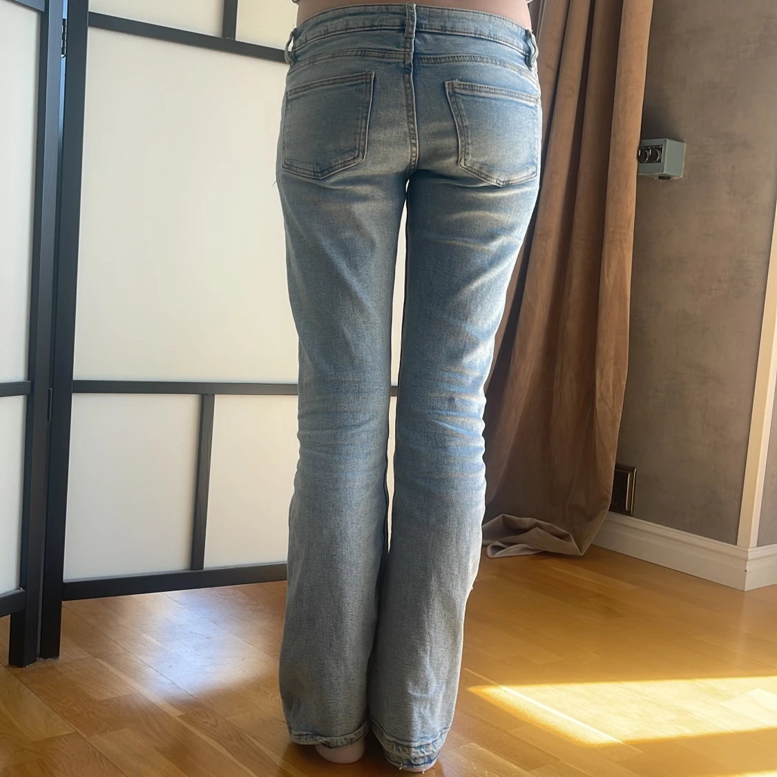 Lågmidjade bootcut jeans  - 1