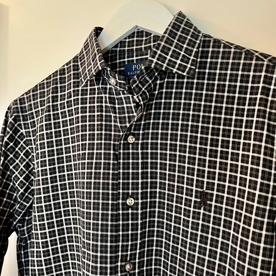 Ralph Lauren svartvit rutig skjorta - 3