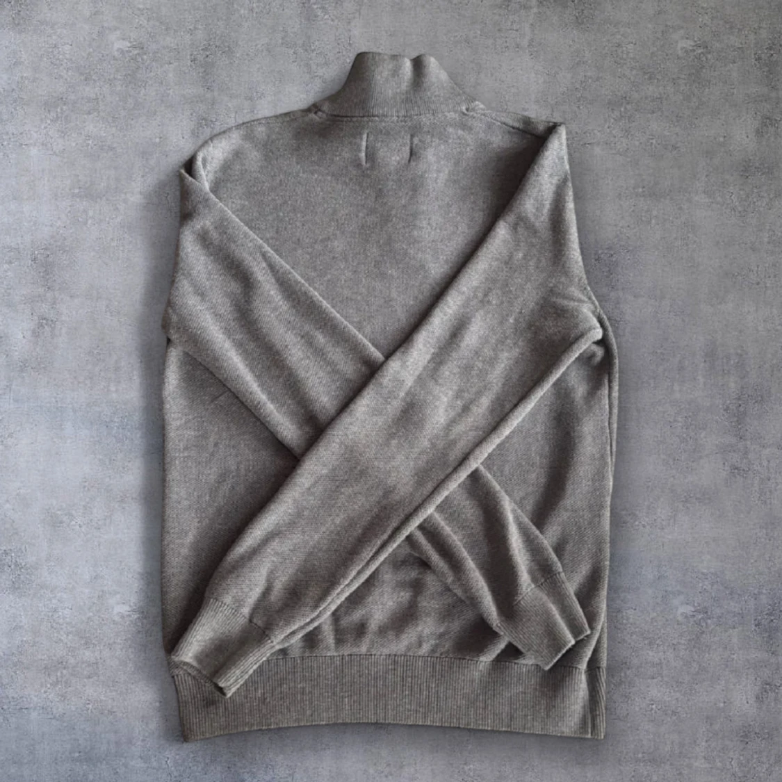 Grå tröja med halv dragkedja från Bondelid - 2