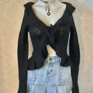 Vintage mohair volang kofta/topp - Japanskt märke 💕storlek S/M på lappen men passar mer som XS
