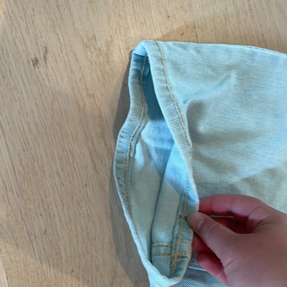 Ljusblå raka jeans från Lee - 4