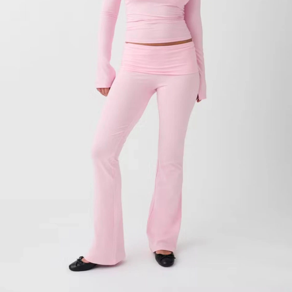 SÖKER ROSA SOFT TOUCH FOLDED TROUSER
