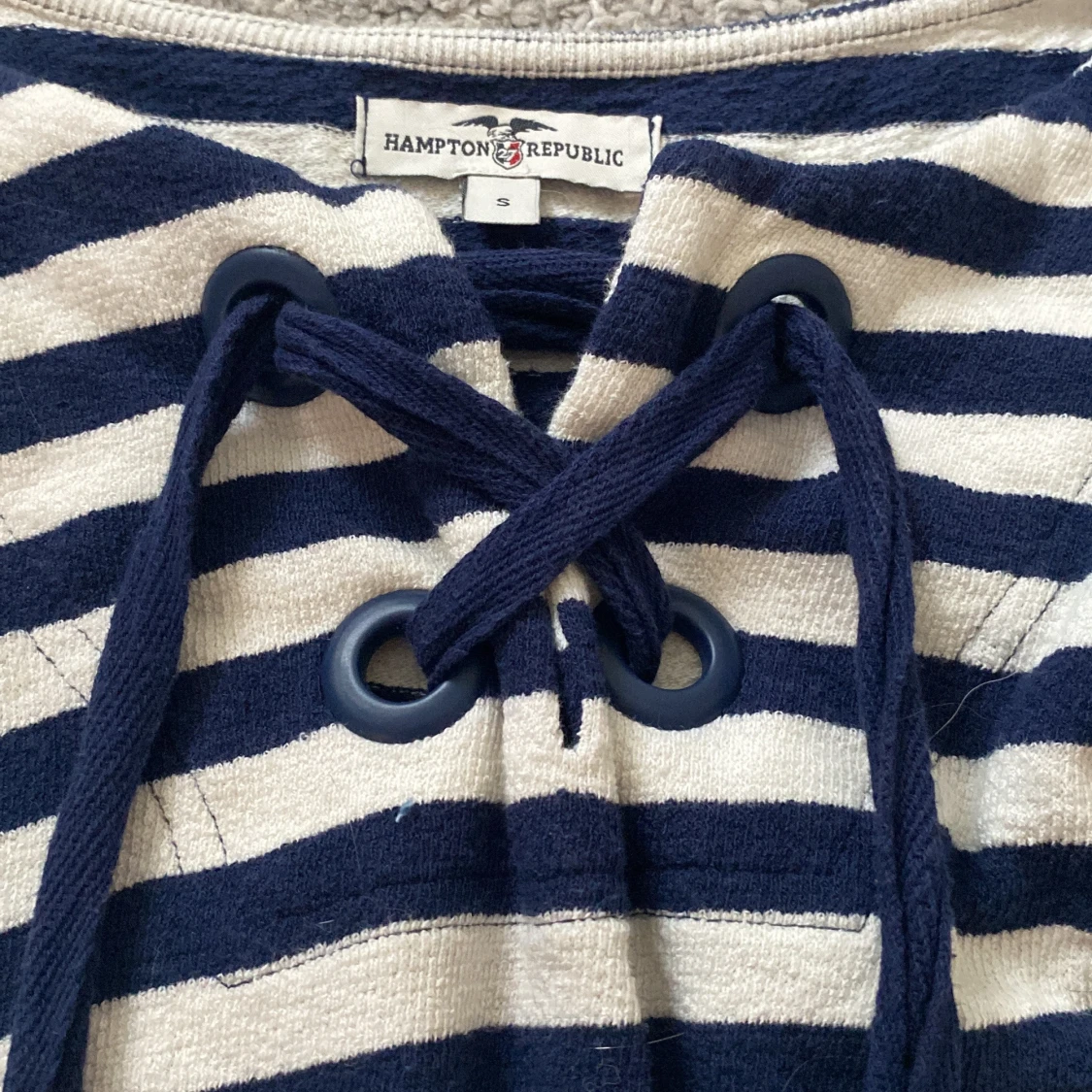 Randig tröja med snörning Hampton Republic - 3