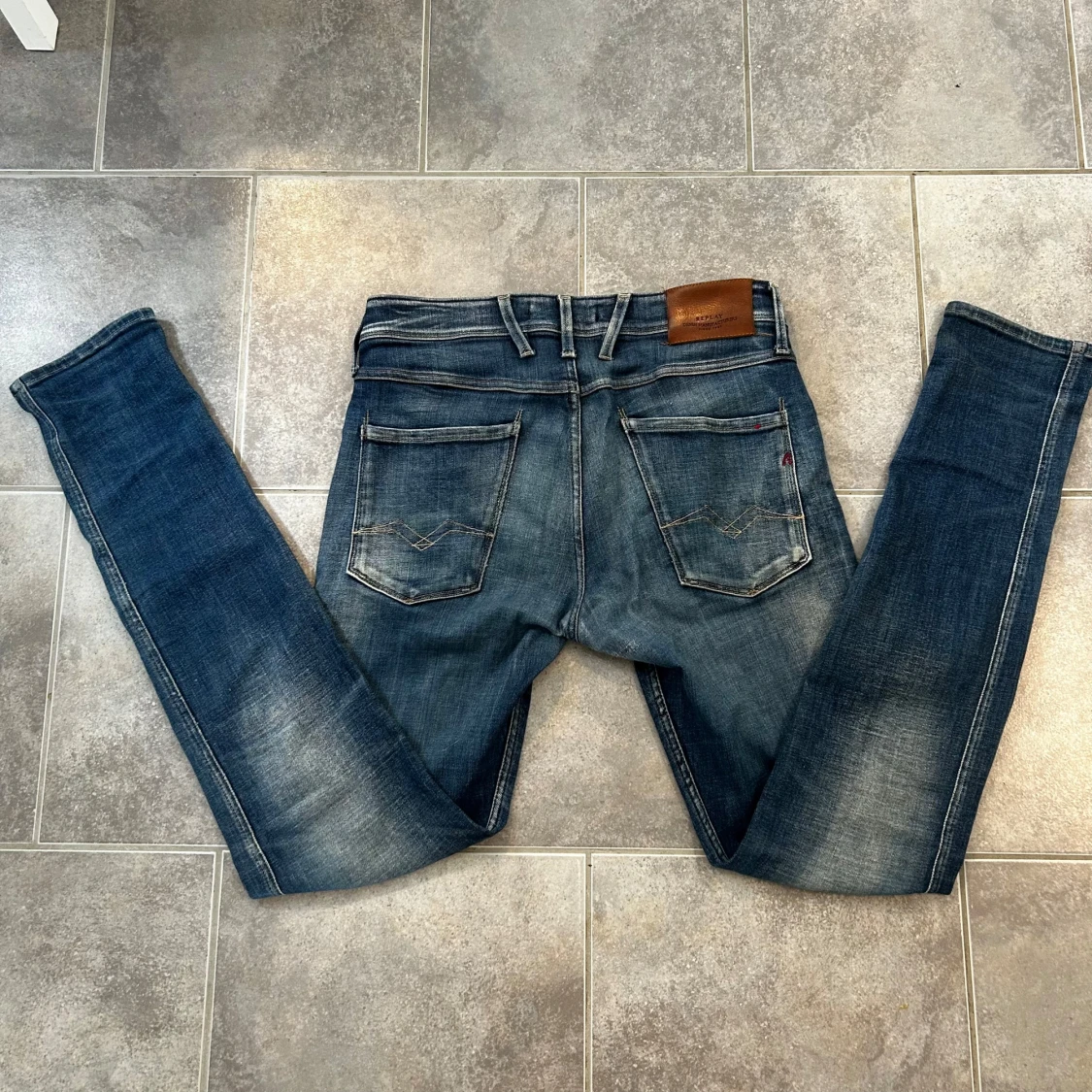 Replay Anbass blå jeans herr - 1