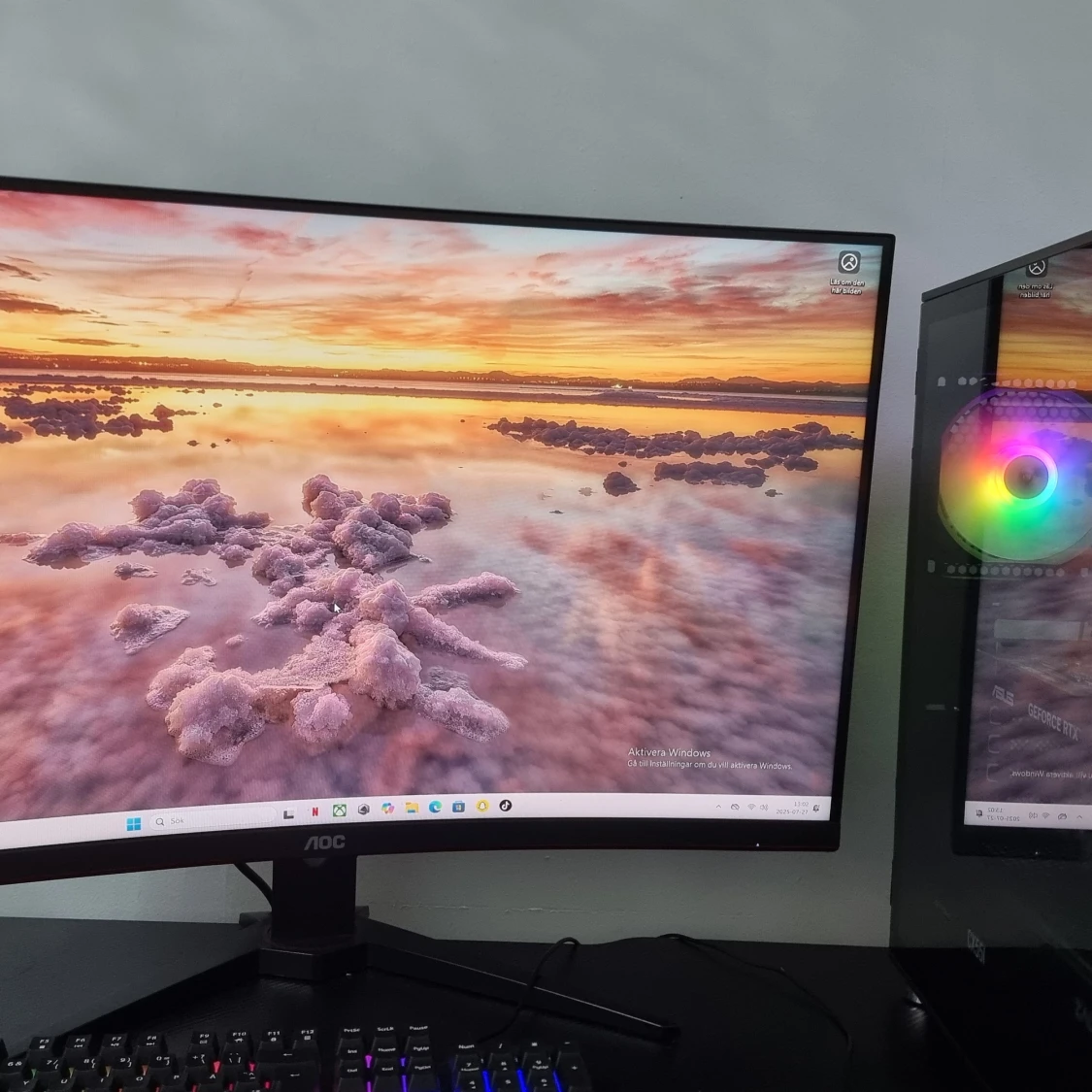 Ny Gaming-Pc med Rtx 3050 ASUS & Ryzen 5 5600x Spelklar direkt!  - 2