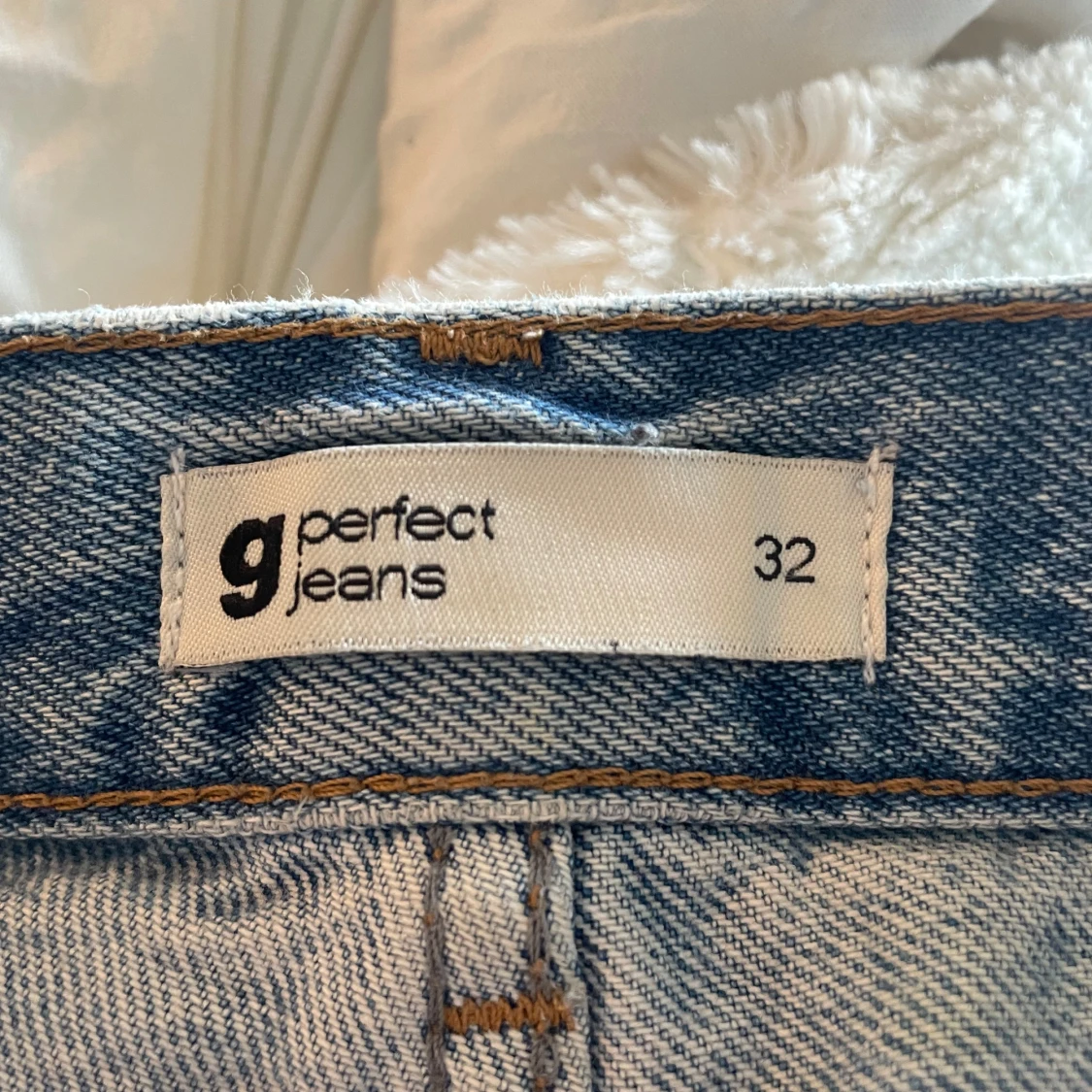 Blå jeansshorts  - 1