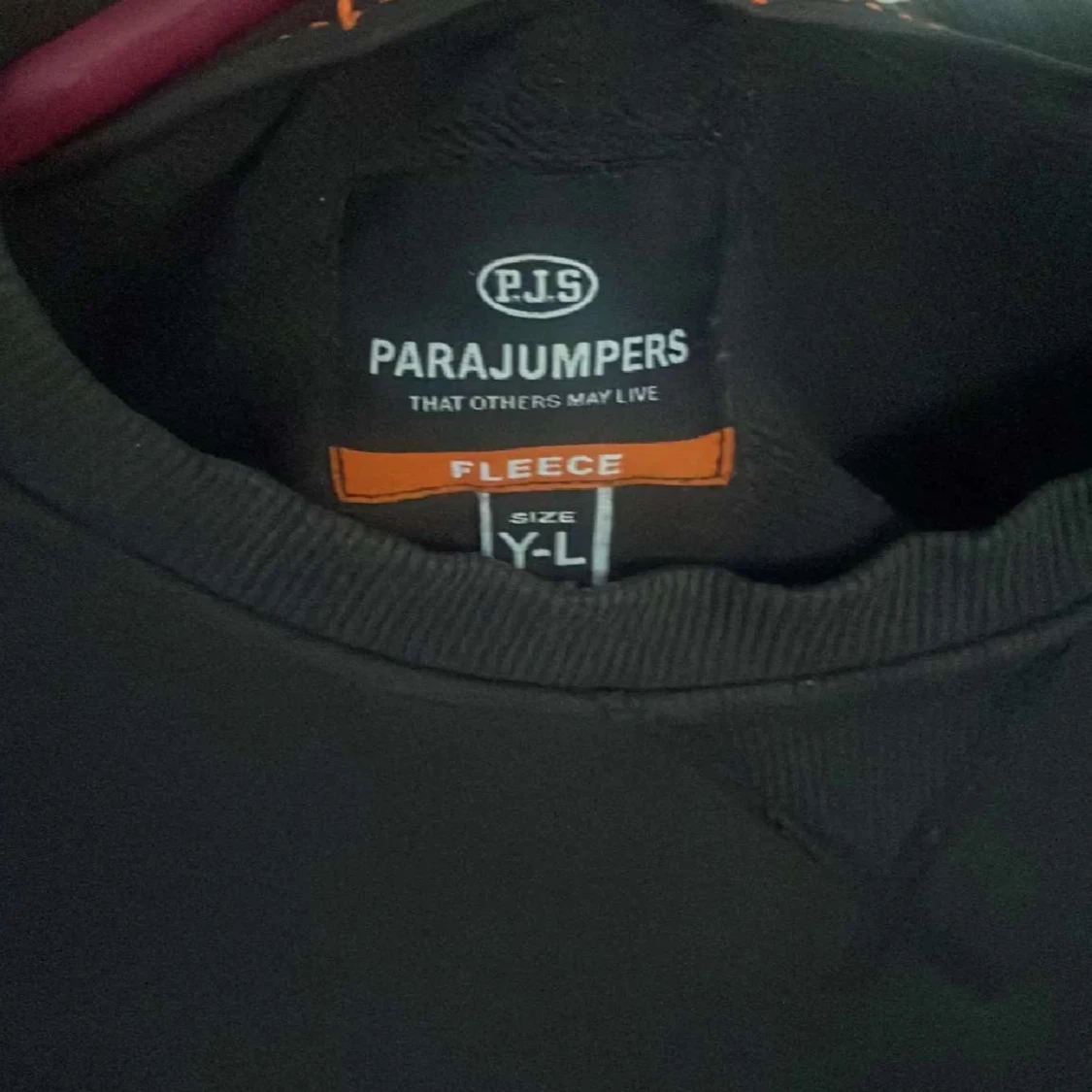 Svart fleece-tröja Parajumpers gul detalj - 3