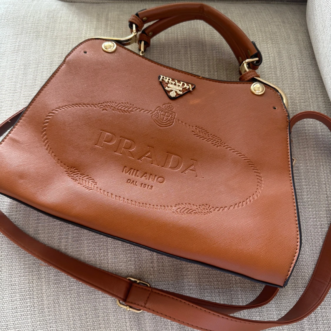 Congacsbrun handväska