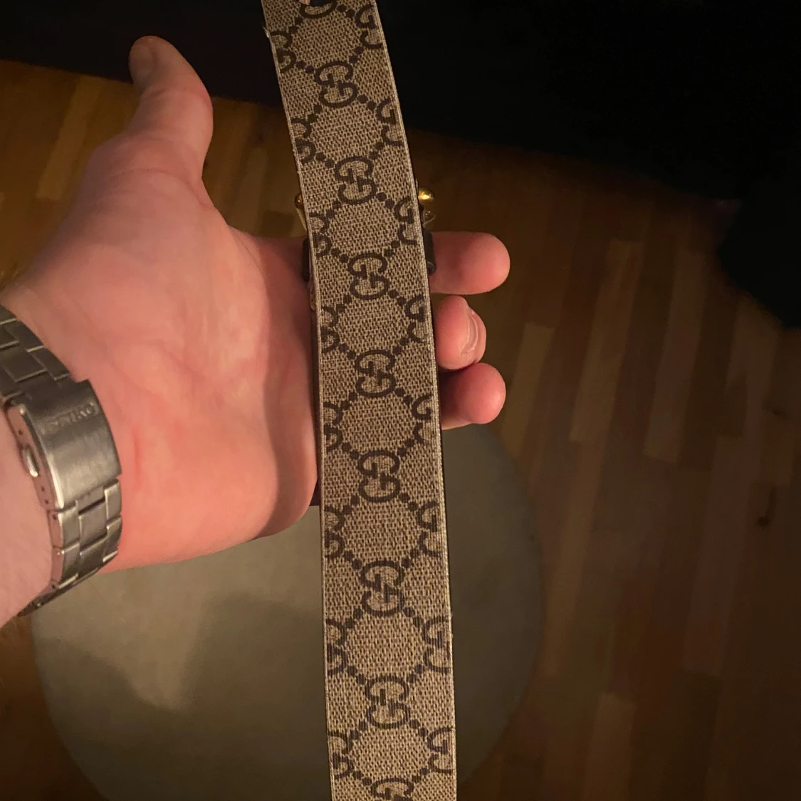 Mönstrat bälte från Gucci - 3