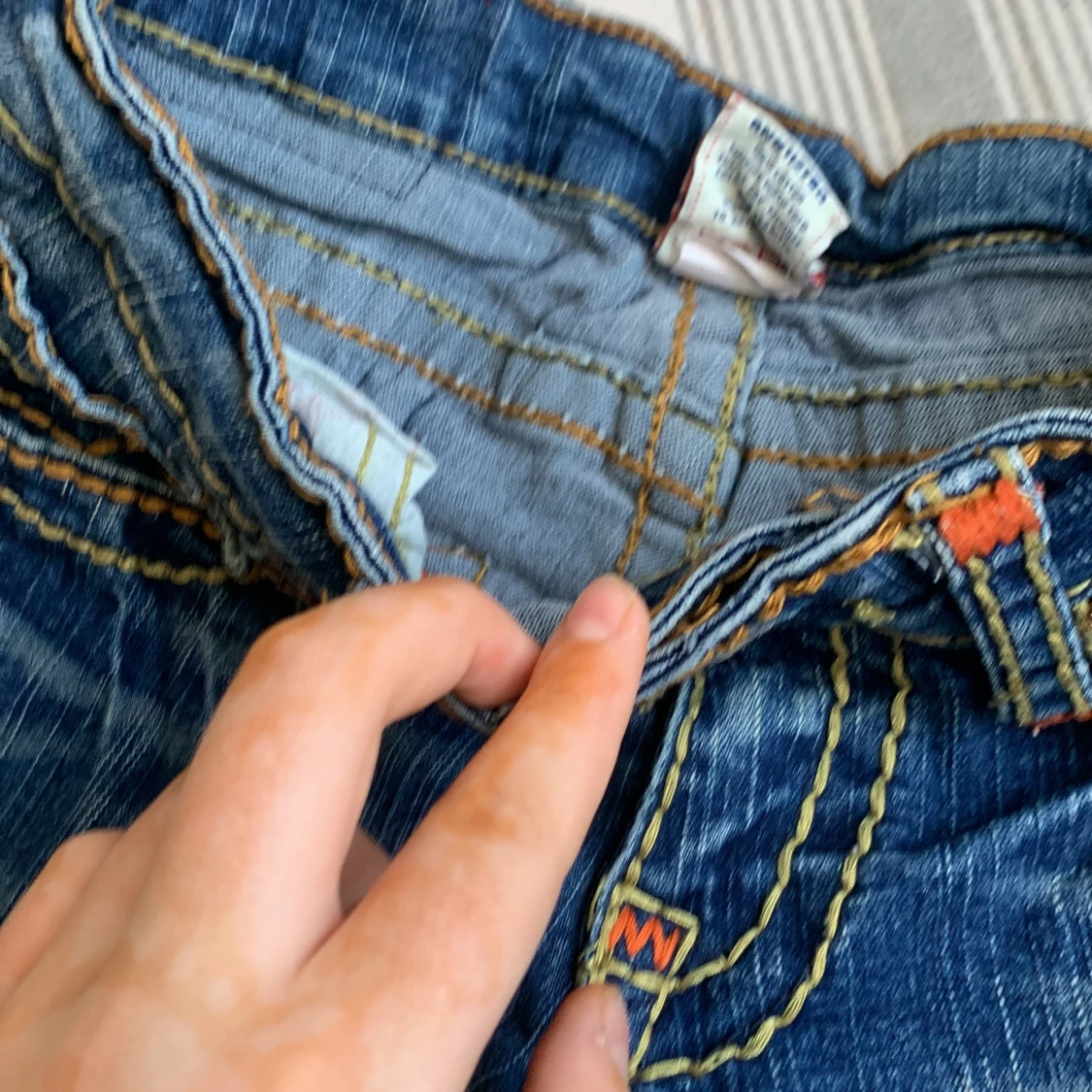 Blå jeansshorts från True Religion - 2