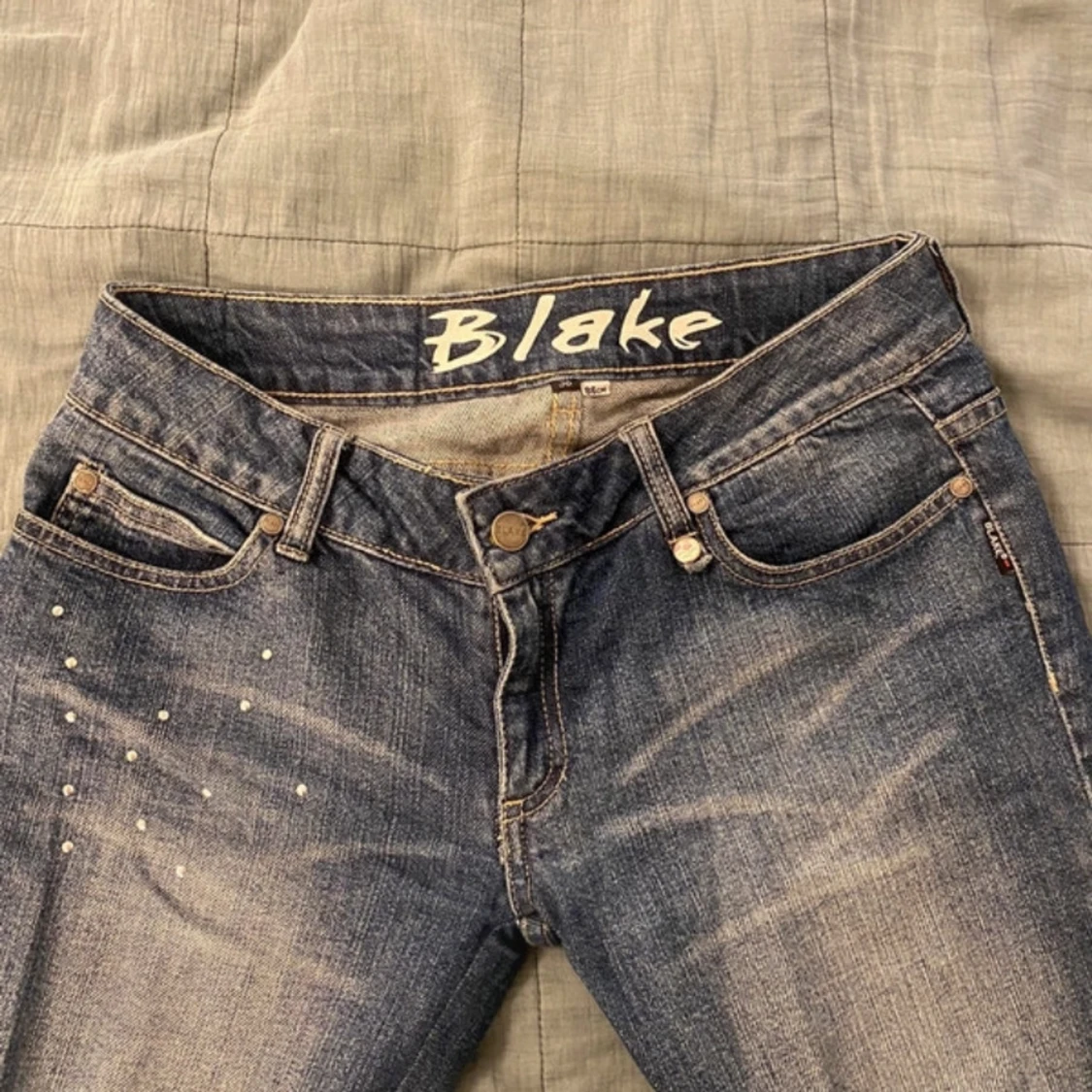 Lågmidjade jeans - 2