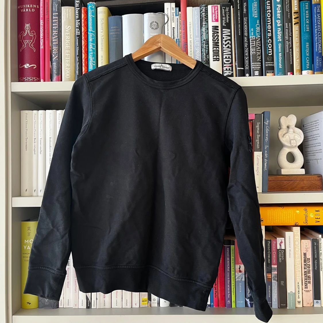 Svart tröja från Stone Island Junior