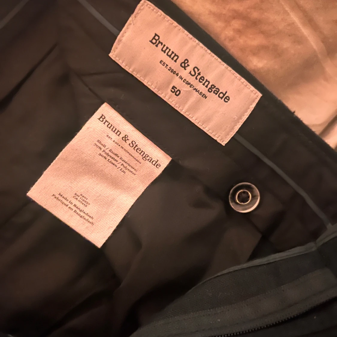 Svarta kostymbyxor från Bruun & Stengade - 2