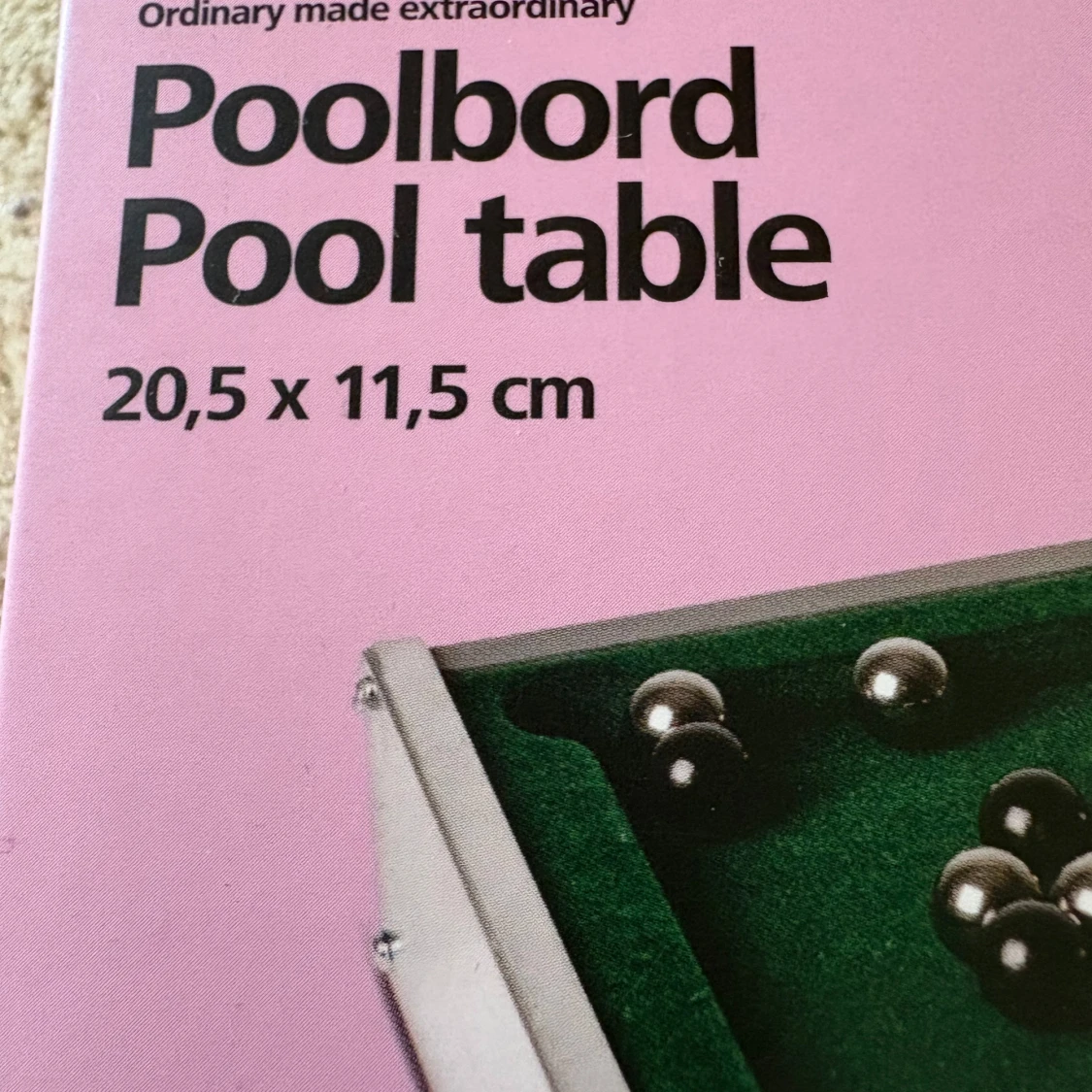 Mini poolbord - 1