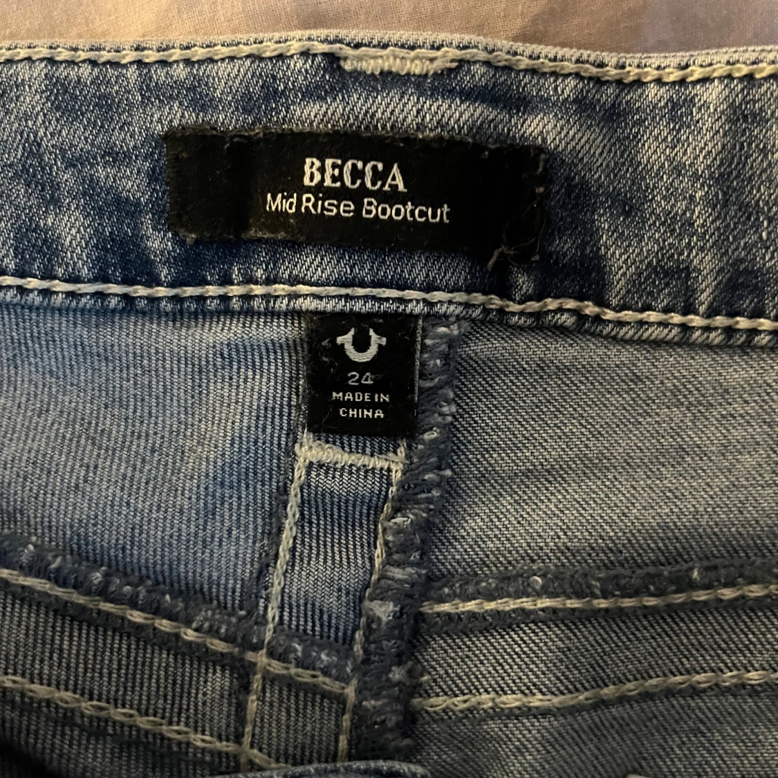 True Religion Becca Bootcut Jeans ljusblå - 2