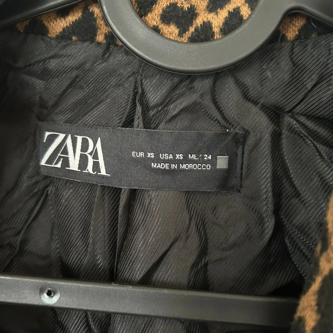 Leopardmönstrad kavaj från Zara XS - 2