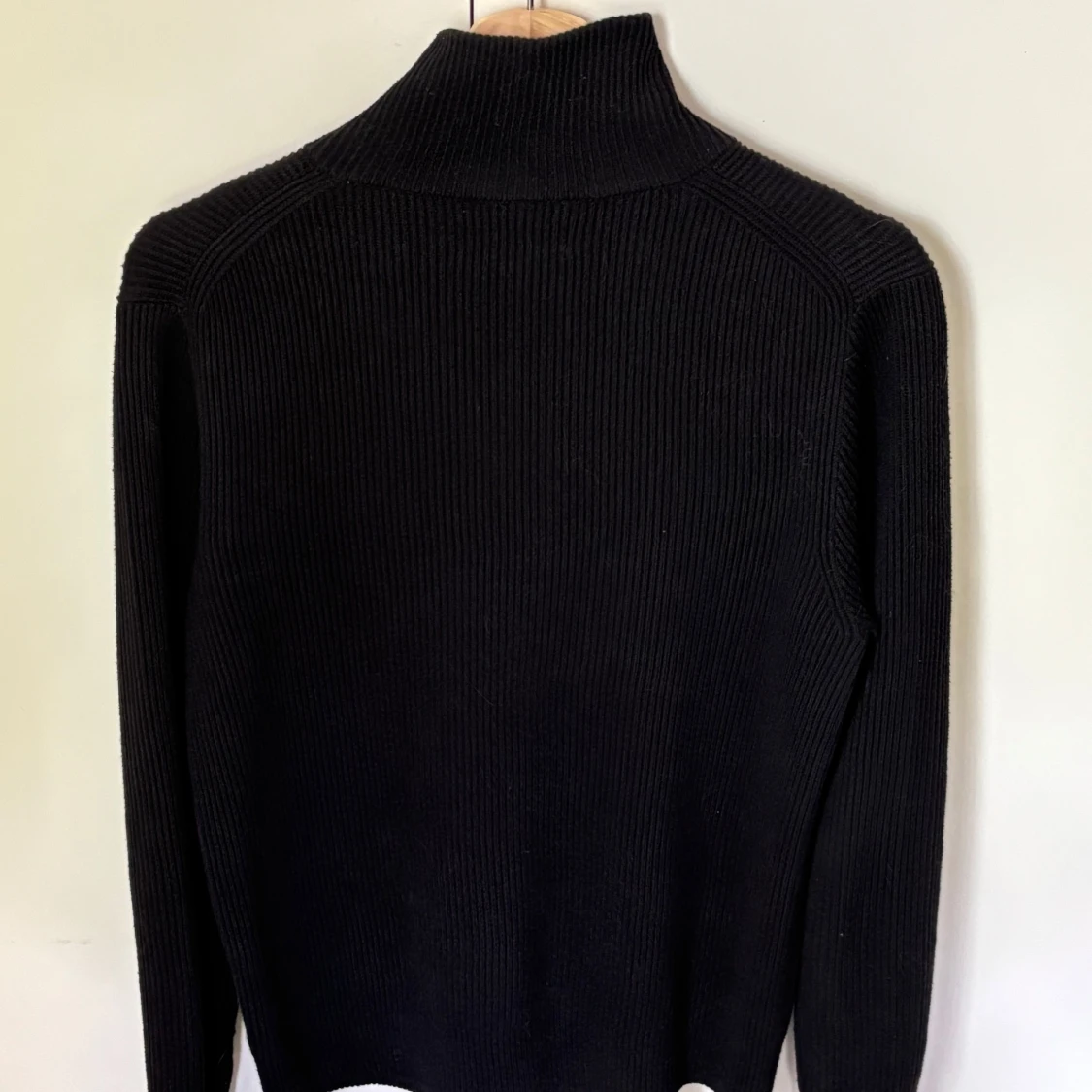 Svart stickad half zip från Jack & Jones - 3