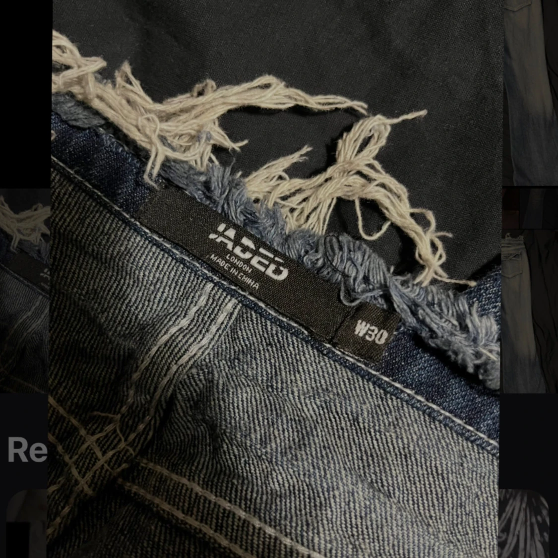 Blå bootcut jeans från jaded london  - 2