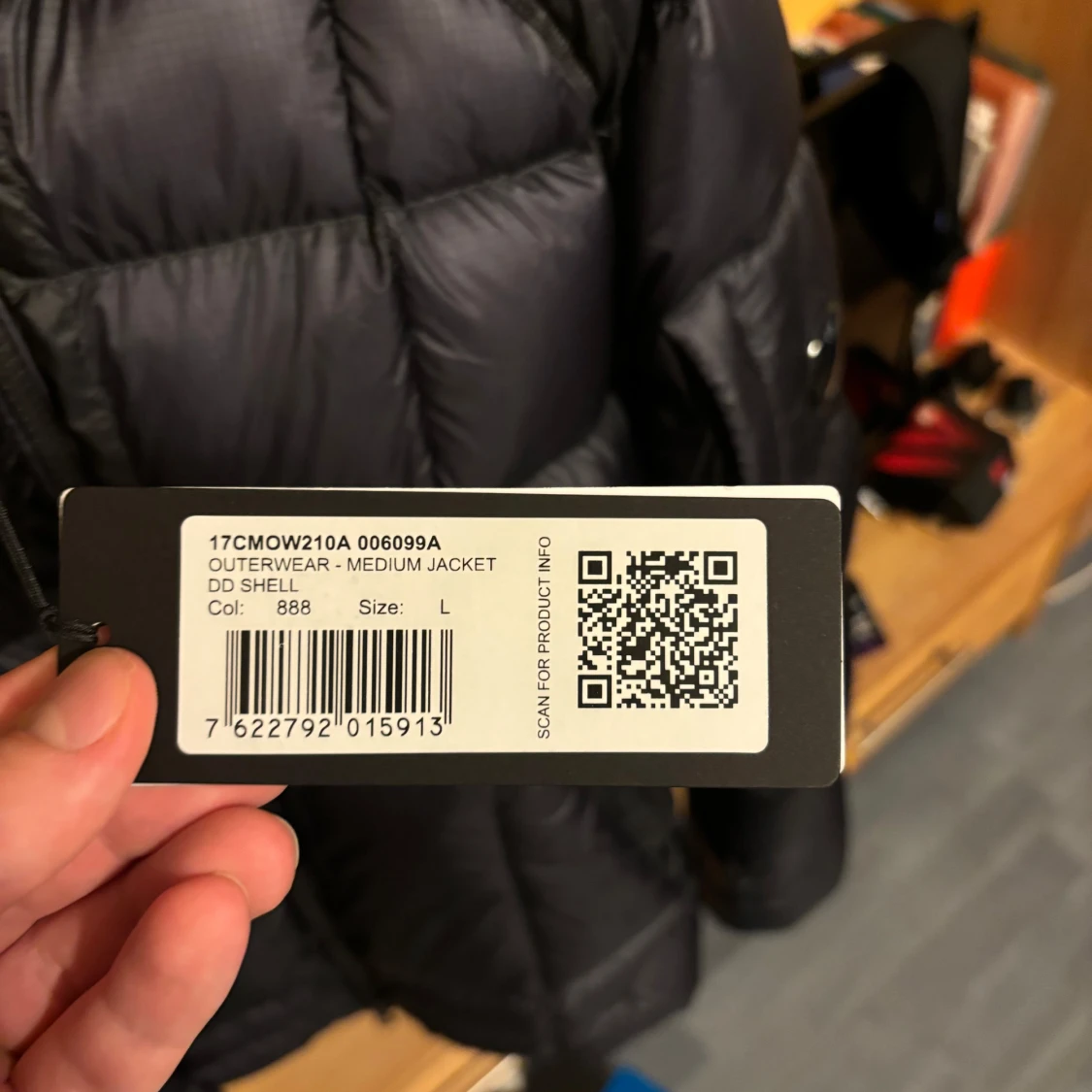 Svart pufferjacka från C.P. Company - 3