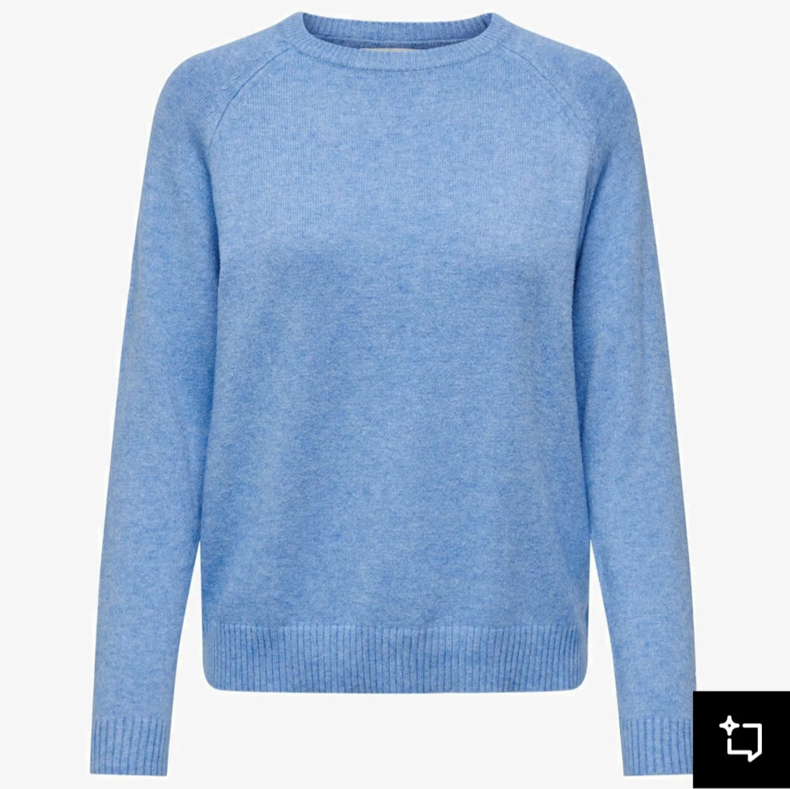 Ljusblå stickad tröja från ONLY
