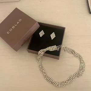 Smycken - Jätte fina Edblad örhängen+halsband, helt nya!