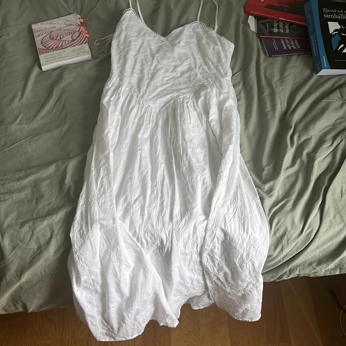 Vit klänning gina - 2