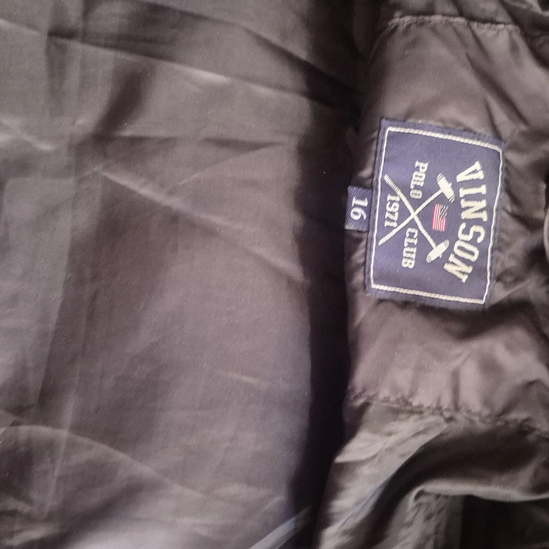 Svart pufferjacka från Vinson Polo Club - 2