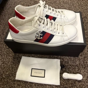 Gucci Ace - Gucci Ace i storlek 8. Embroided limited edition. Kommer med box, dustbag och två extra snören. Mycket fint skick!