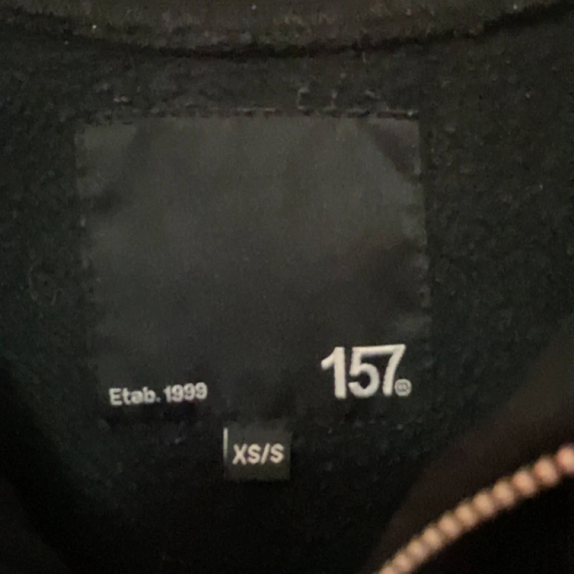 Svart half zip sweatshirt från 157 - 2