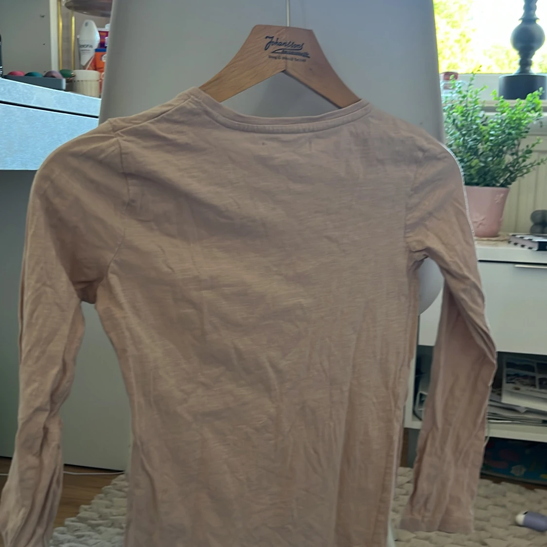 Ljusrosa långärmad tröja 157 Denim Makers - 3