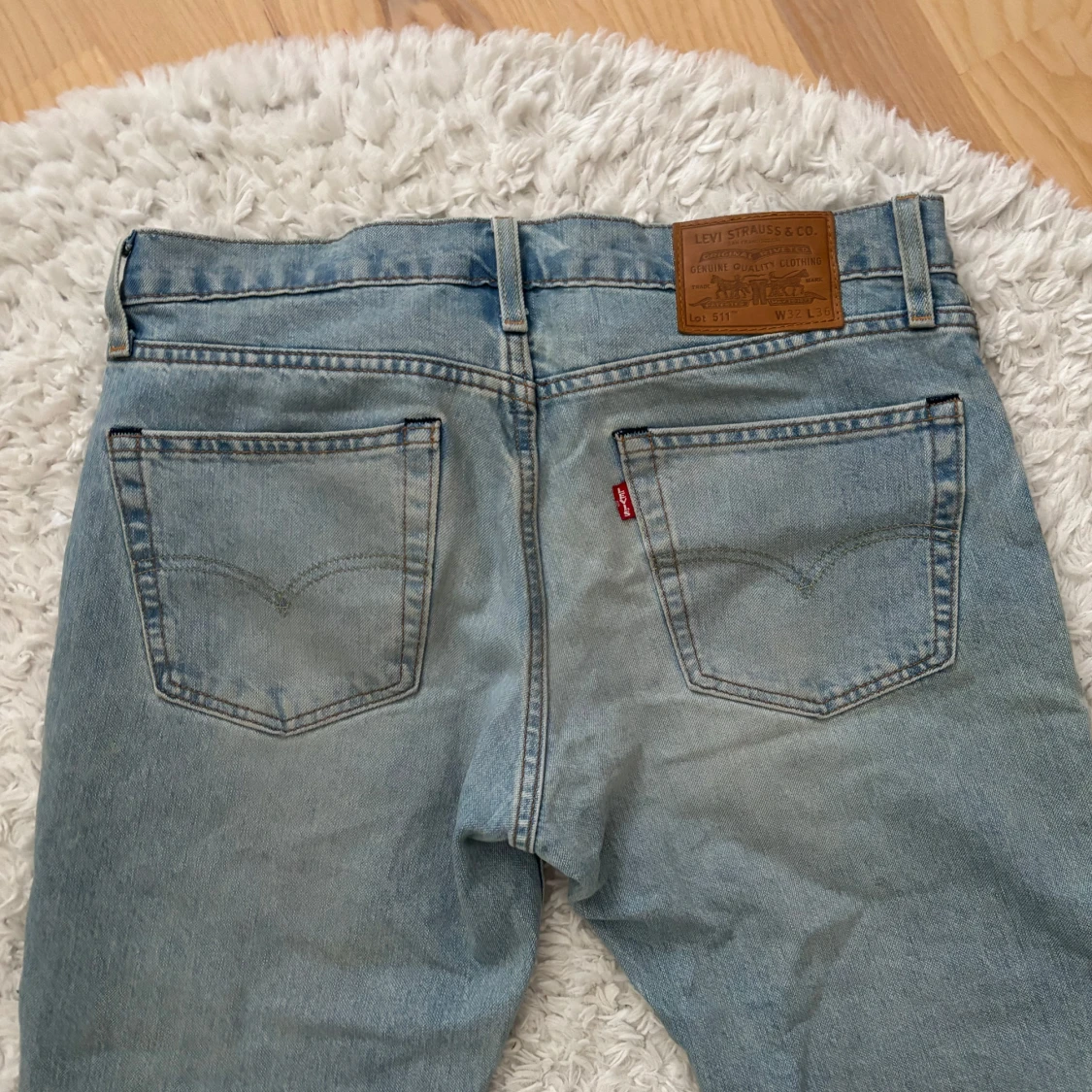 Levi's 511 ljusblå jeans,  W32 L36 - 3