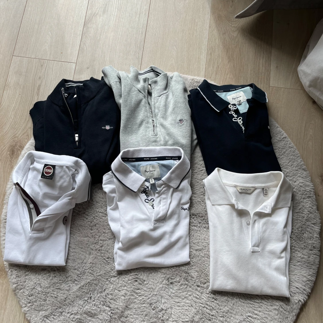 Pikéer och half zips