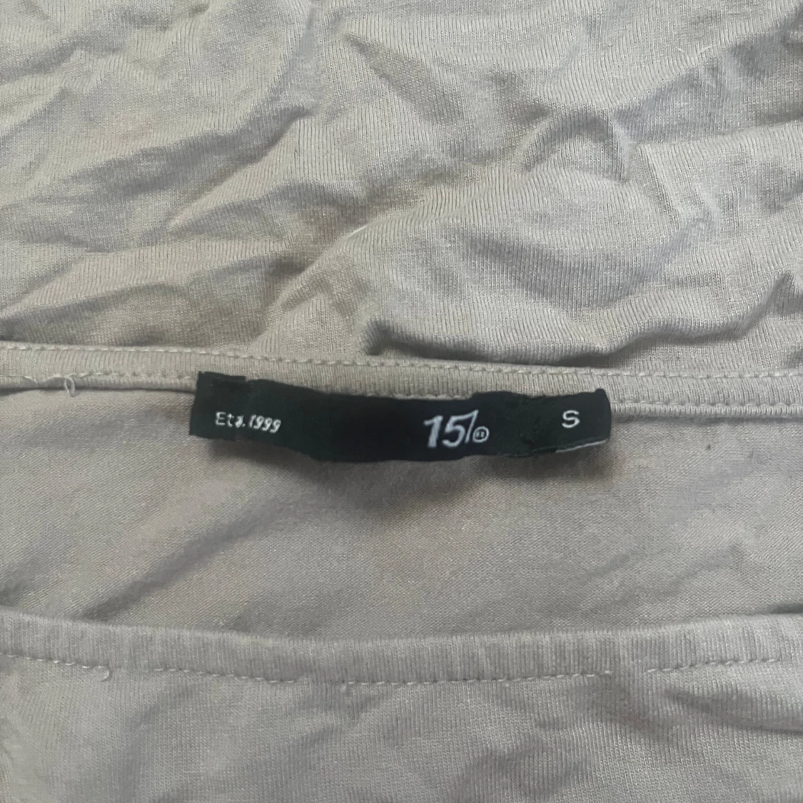 Basic beige långärmad tröja - 93