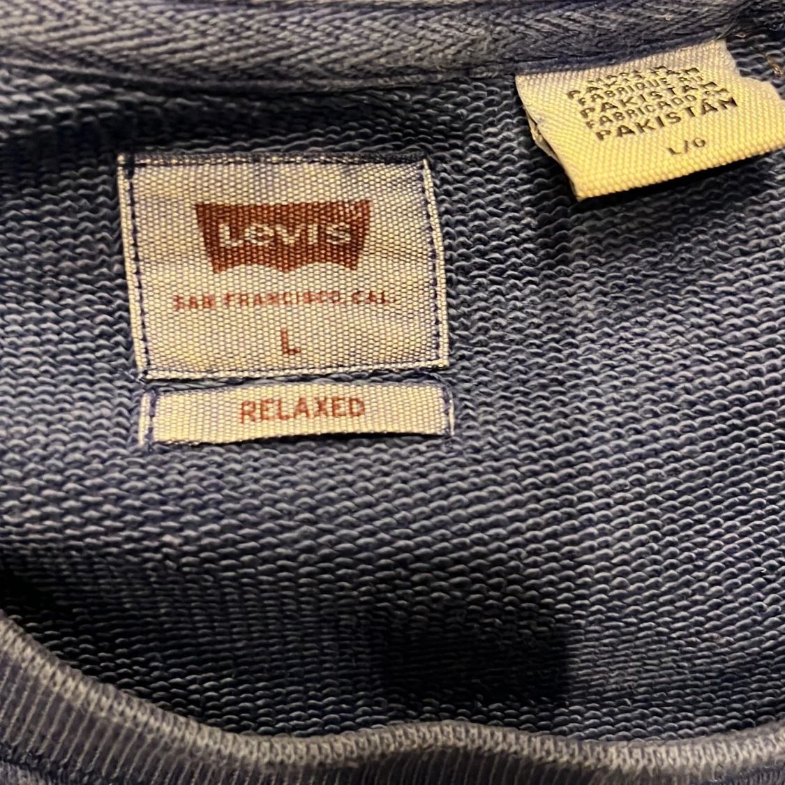 Blå sweatshirt från Levi's i relaxed fit - 2