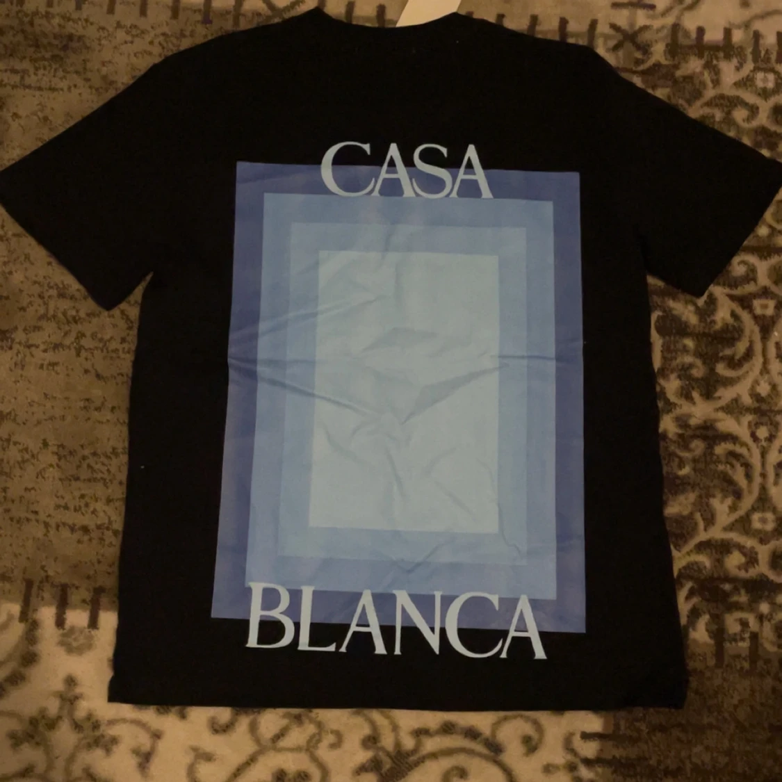 Svart t-shirt Casablanca Tennis Club - 1