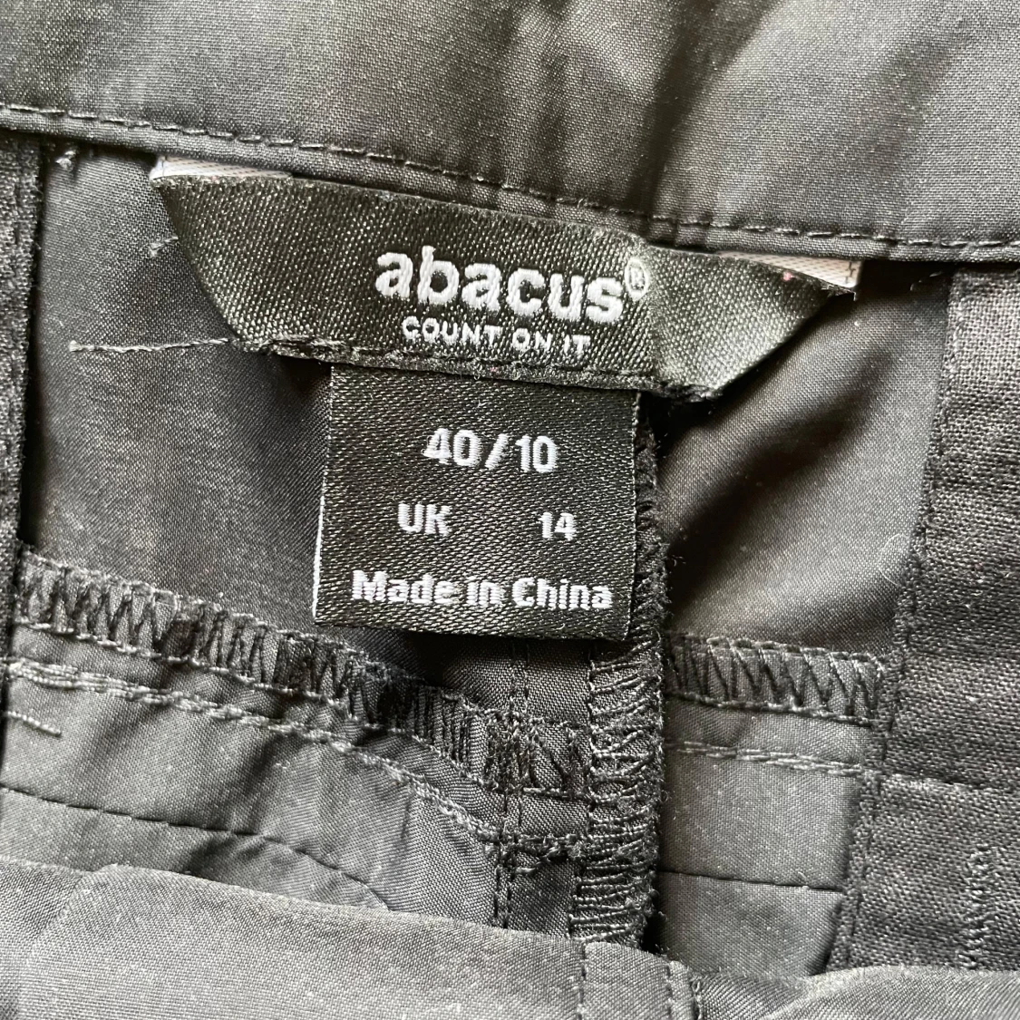 Svarta golfbyxor från Abacus, stl 40 - 2