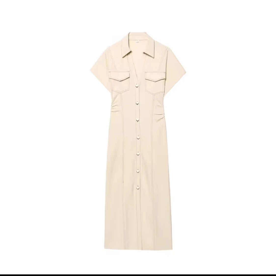 Biege Jeans klänning 