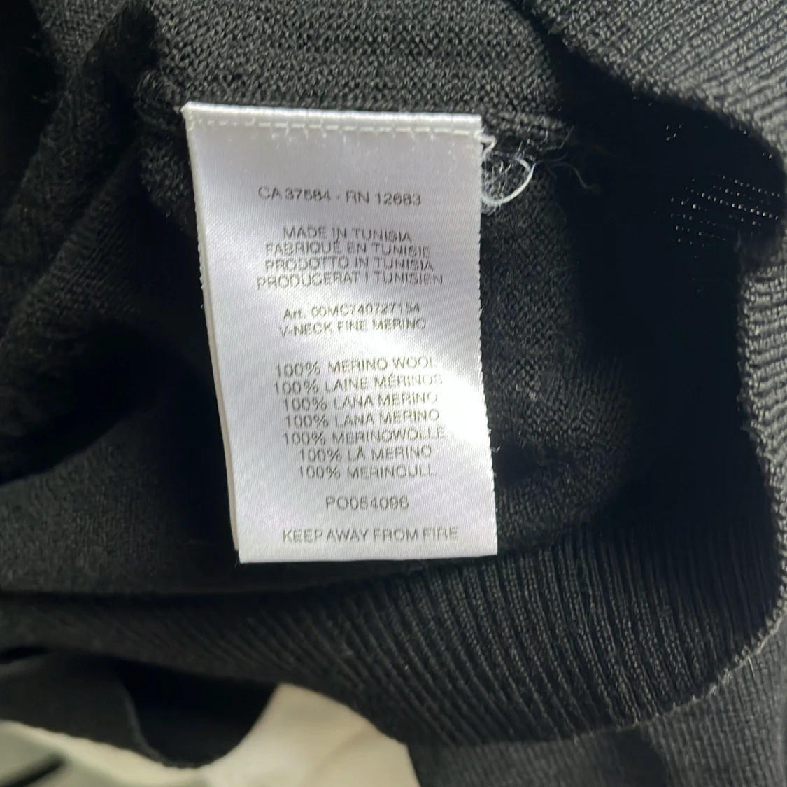 Svart merinoullströja från J.Lindeberg - 3