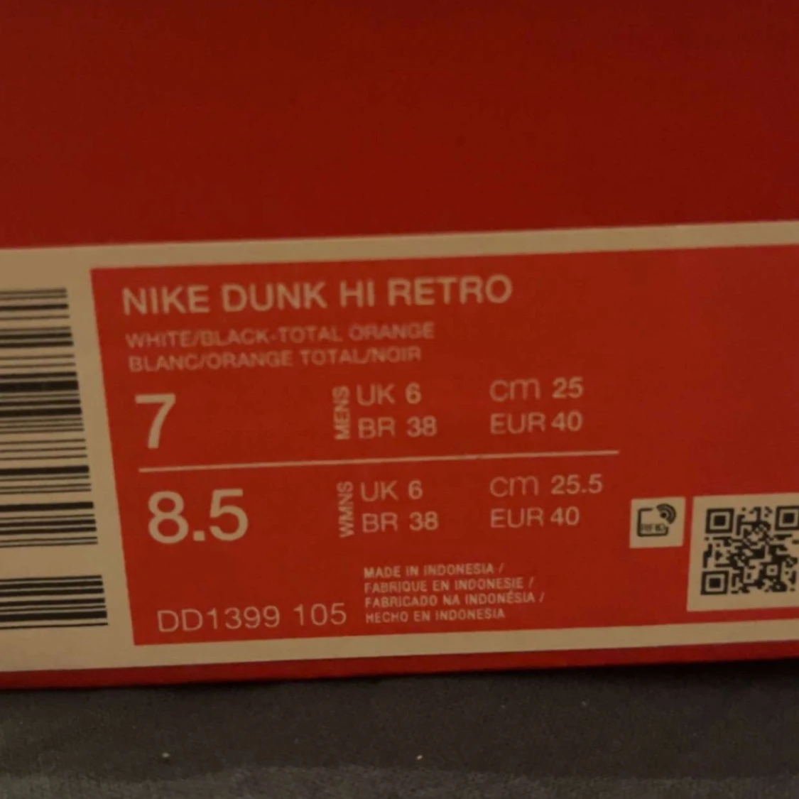 Nike Dunk High Retro svart/vit - 3