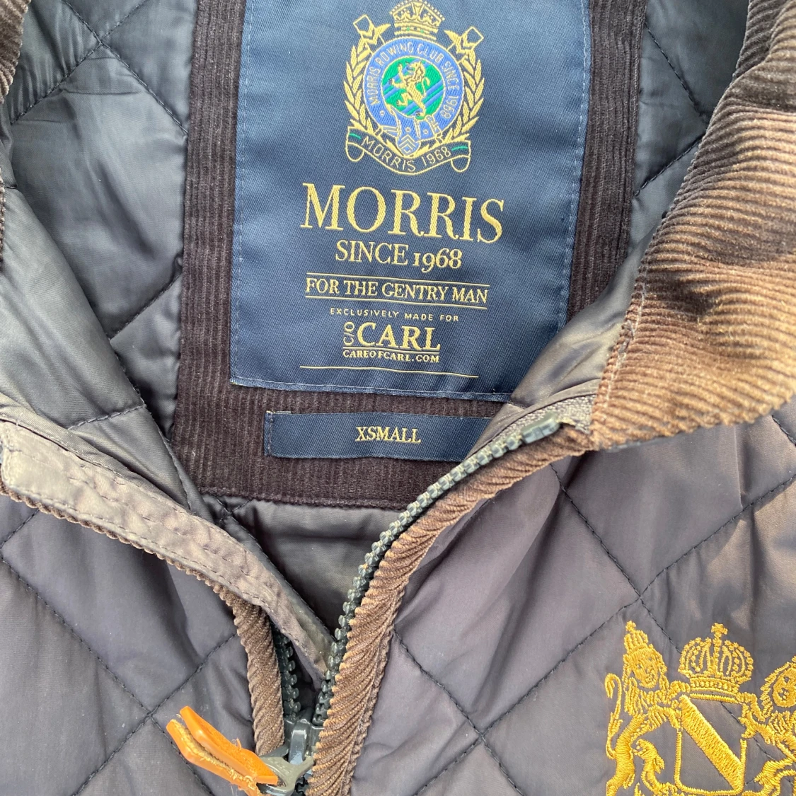 Brun quiltad väst från Morris - 4