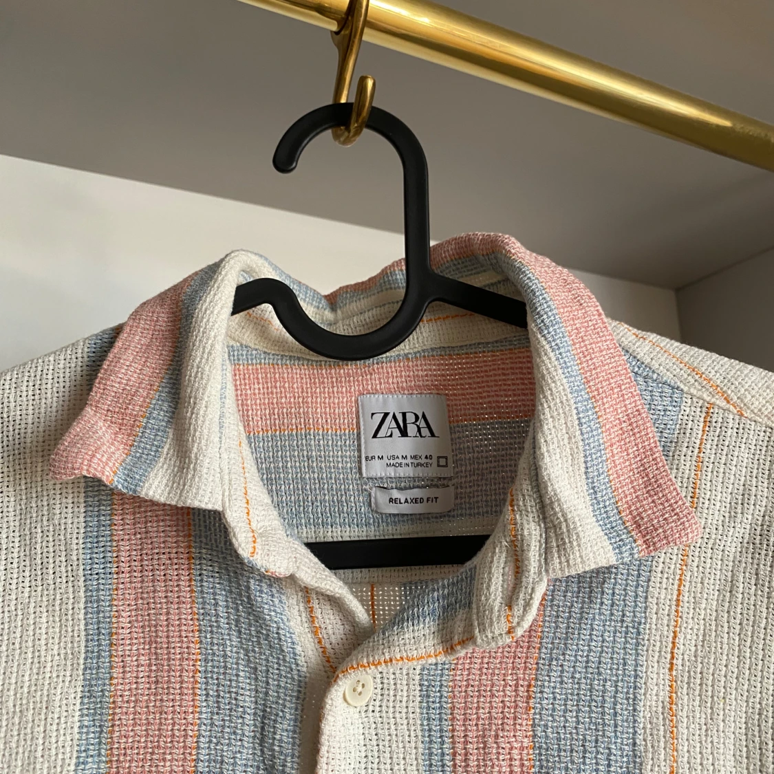 Randig kortärmad skjorta från Zara - 2