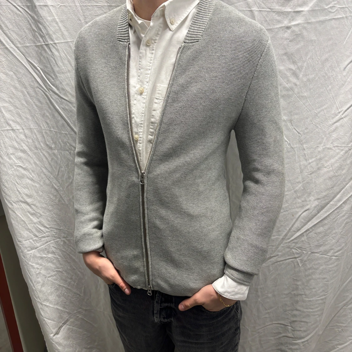 Ljung kofta ljusgrå S