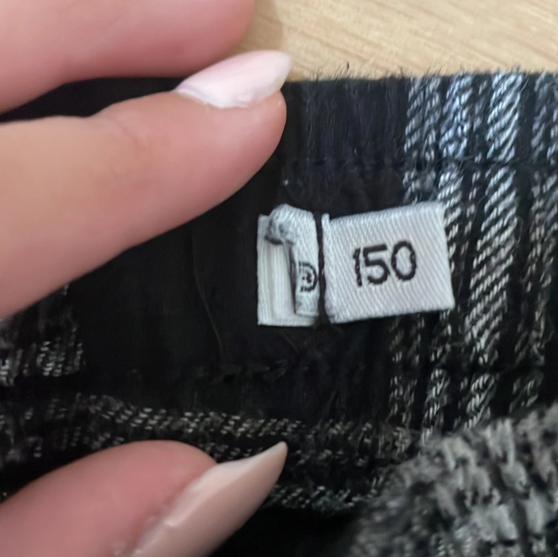 Svarta rutiga byxor - 2