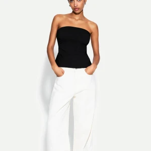 Svart bandeau tubtopp - 💓💓